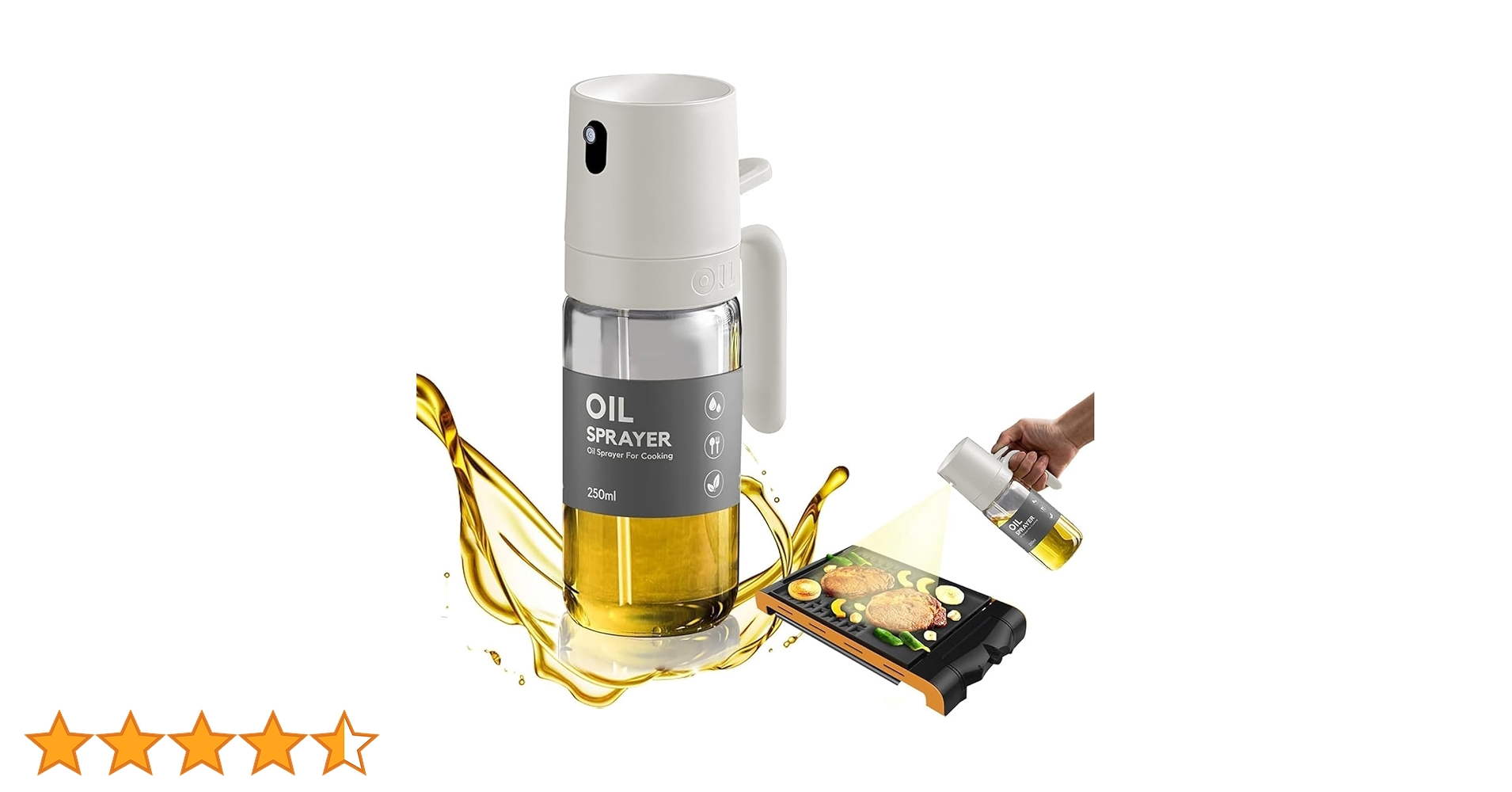 オイルスプレーヤー 250ml*2 2点購入で20％OFF】2in1オイルスプレーボトル 2WAY 250ml オイル